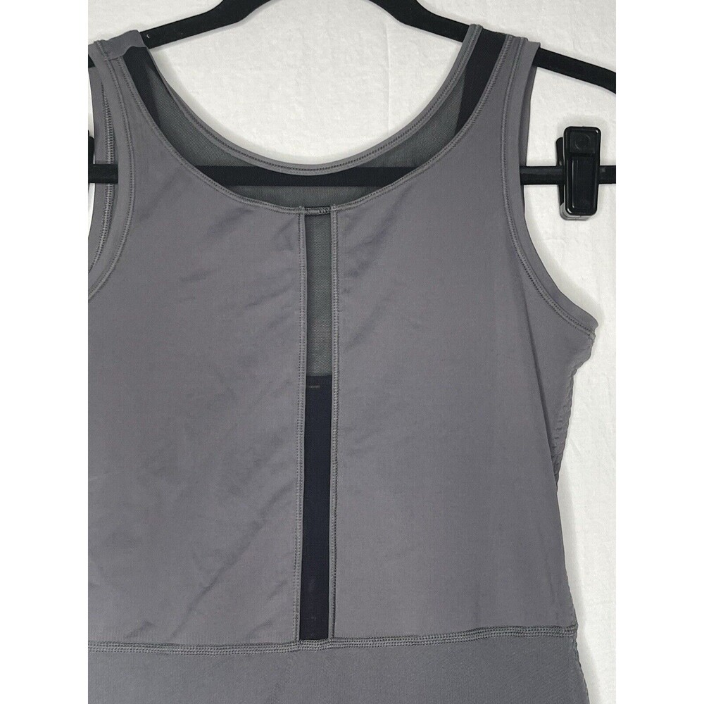 Lululemon Gray Black Ride Inside Tank Athletic Top Size 2 - Picture 4 of 6
